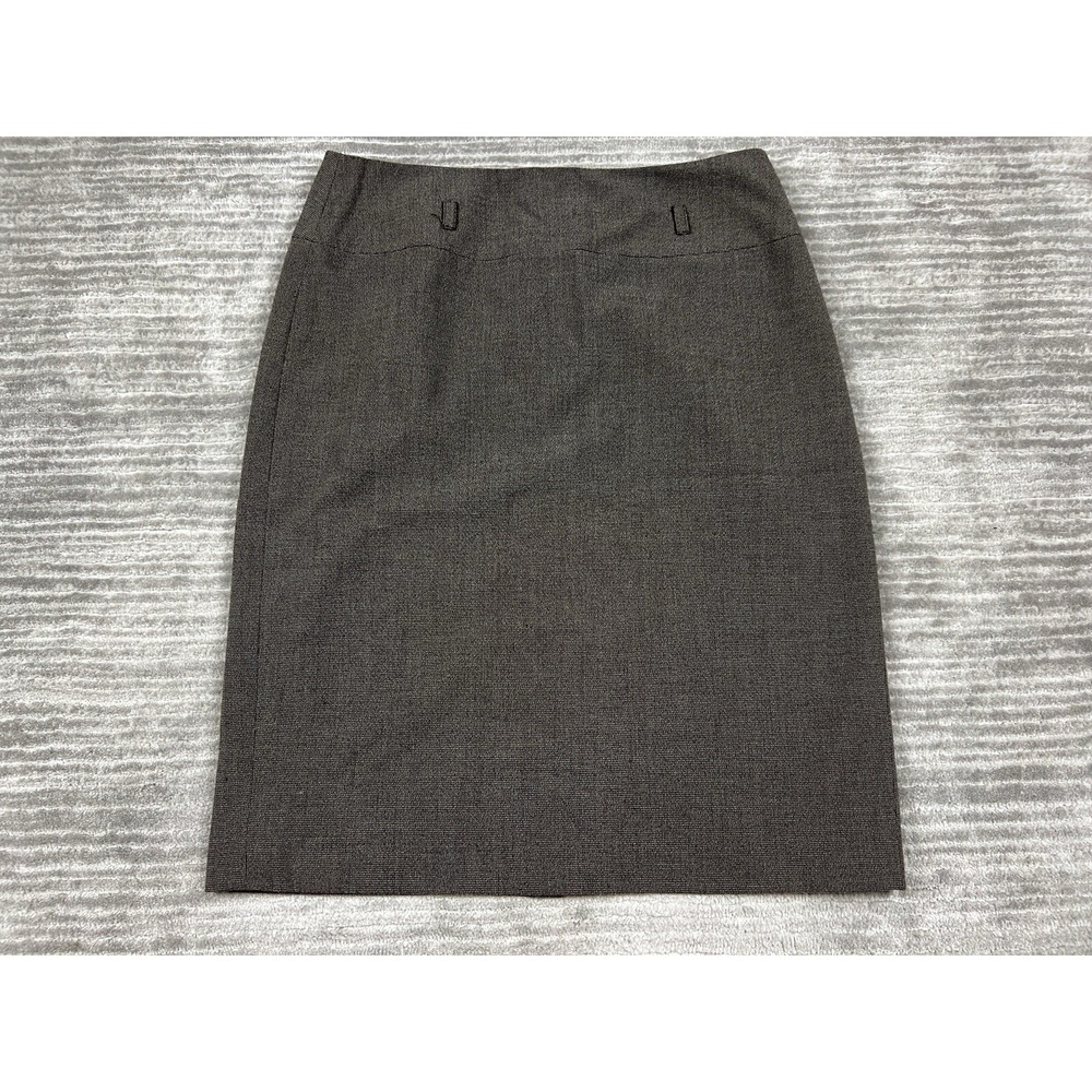 Apt 9 Skirt Womens 10 Brown‎ Pencil Polyester Blend Knee Length Casual